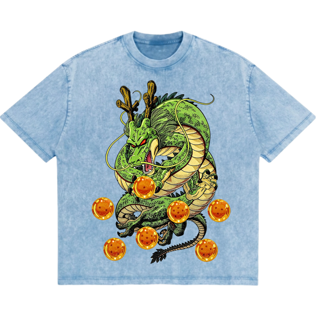 Shenron Awakening Front Print