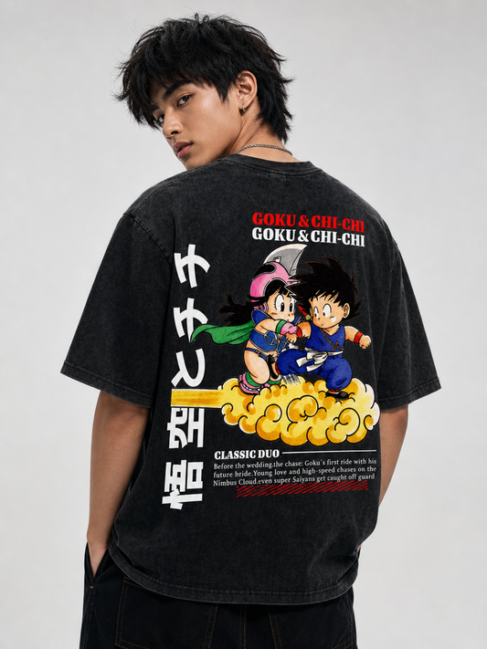 Goku & Chi-Chi Backprint