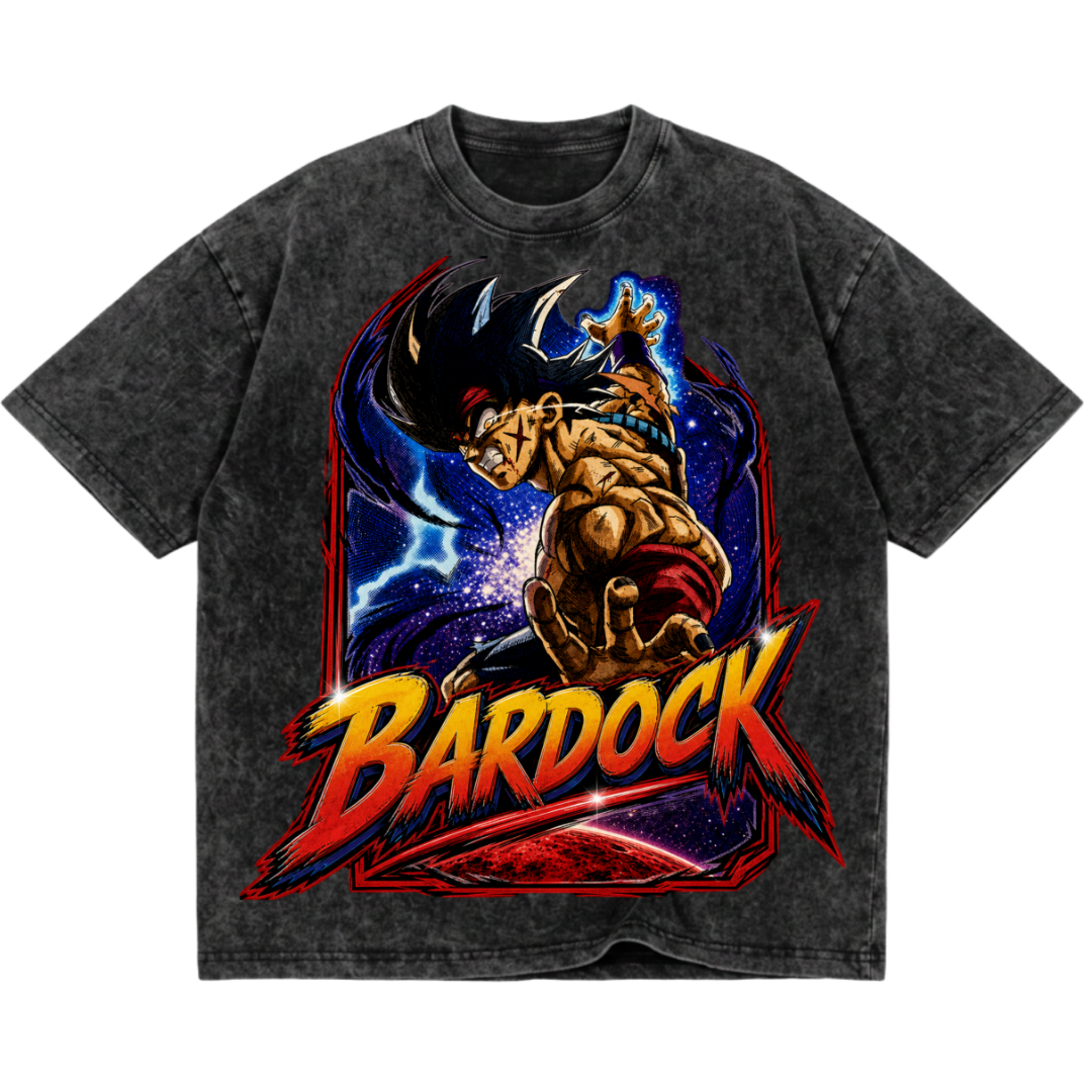 Bardock: 90s Heritage Fan Edition Oversized Tee