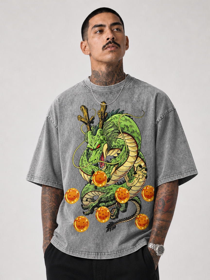 Shenron  Awakening Front Print