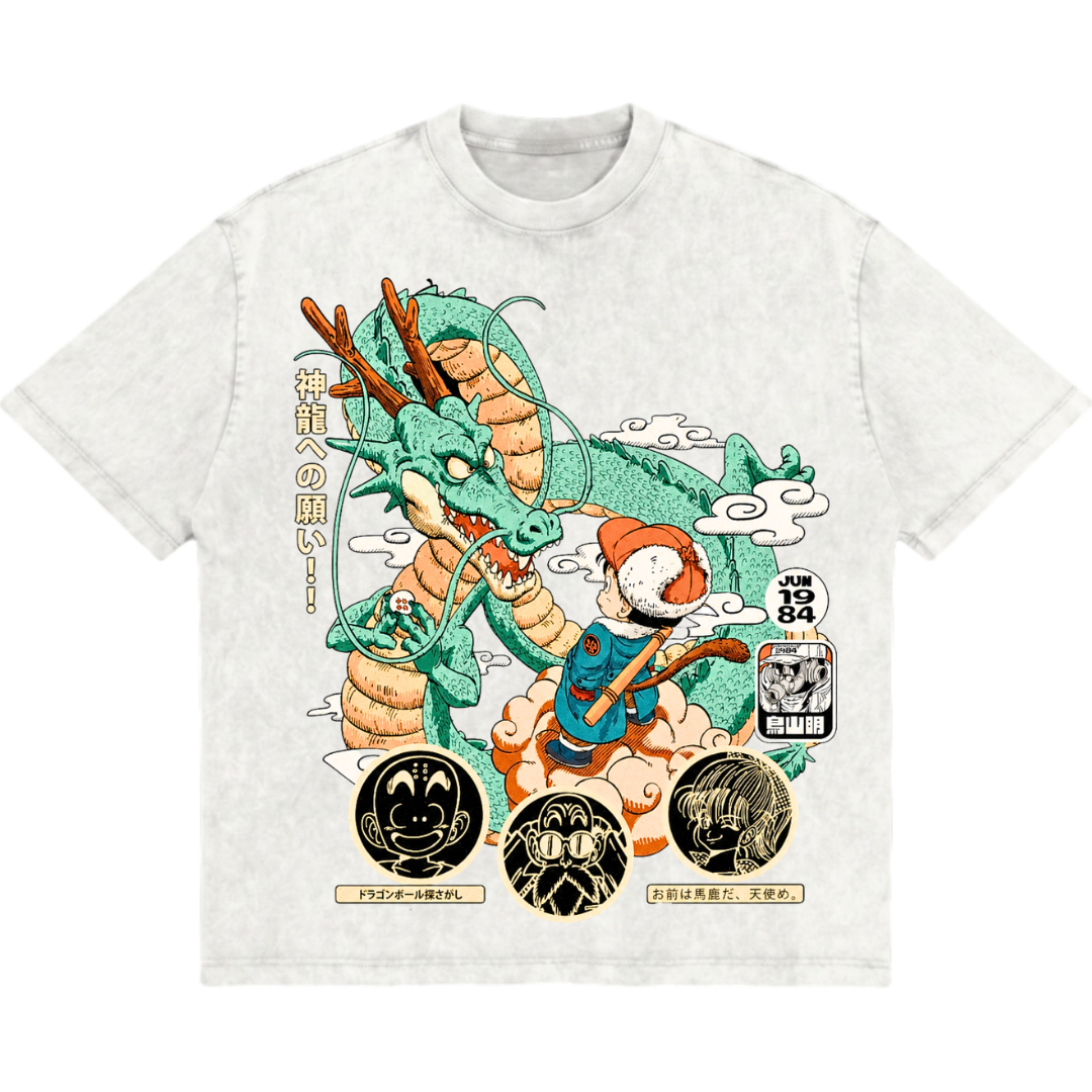 Dragon Ball "The Eternal Dragon" Retro Manga Vintage Tee