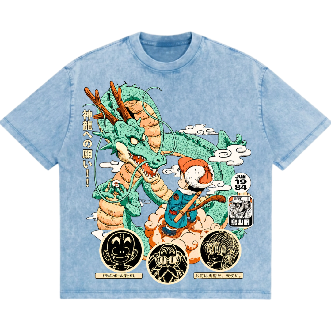 Dragon Ball "The Eternal Dragon" Retro Manga Vintage Tee