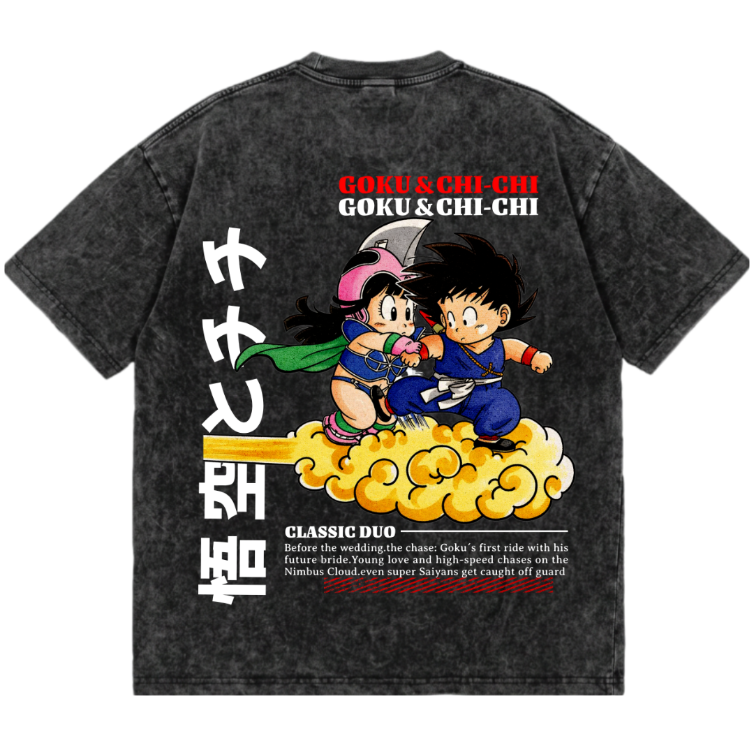 Goku & Chi-Chi Backprint
