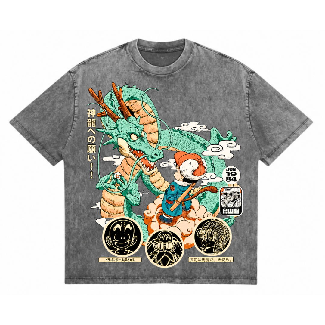 Dragon Ball "The Eternal Dragon" Retro Manga Vintage Tee